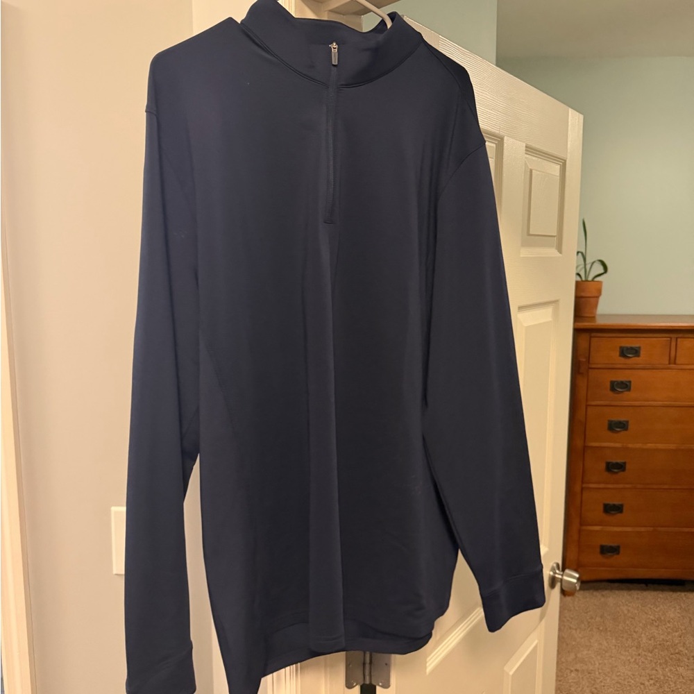Mizzen & Main Navy Performance Quarter-Zip Pullover